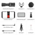 SYNCO Vlogger Kit1 with Microphone and Fill Light for Camera/SmartPhone Black